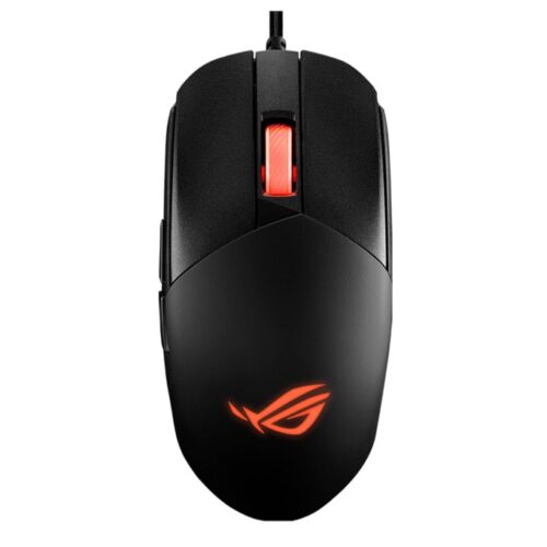 Мишка Asus ROG Strix Impact III, оптична, 12 000 dpi, USB, черна, гейминг, 5 програмируеми бутона Намаления и отстъпки ЧеренПетък