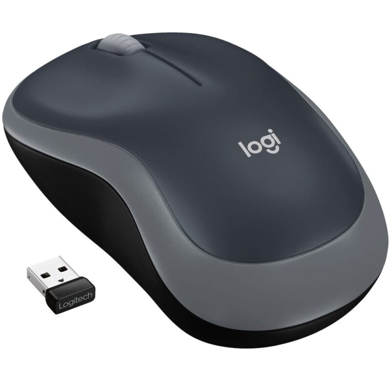   Logitech M185 EWR2 Swift GreyMouse M185Без забавяне или отпадане. Малкият безжичен приемник ви дава връзка, на която можете да разчитате.ЦЕЛОГОДИШЕН ПАКЕТС 12 месеца живот на батерията не е нужно да се справяте с неприятностите при честа смяна на батерията.Ще се насладите на ... / / Мишка Logitech M185 EWR2 Swift Grey, оптична (1000 dpi), безжична, USB, сива