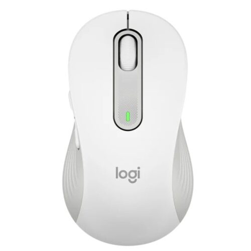 Мишка Logitech Signature M650 L Off White, оптична (4000 dpi), безжична, USB, Bluetooth, бяла Намаления и отстъпки ЧеренПетък