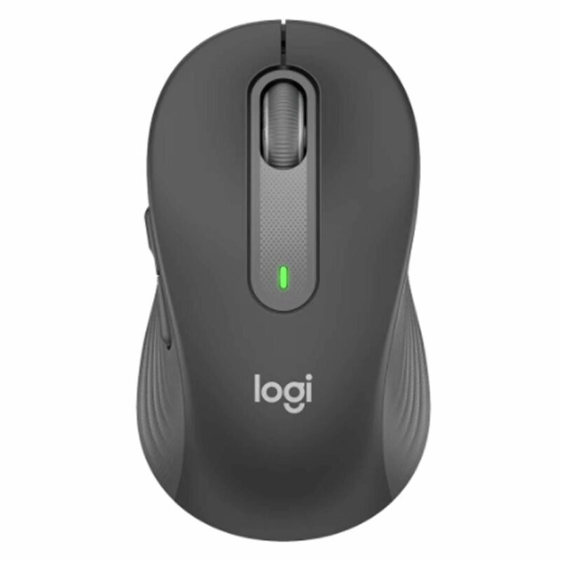 Logitech Signature M650 Graphite Надстройте до по-интелигентно превъртане, по-добър комфорт и повече производителност. Signature M650 разполага със SmartWheel превъртане, което осигурява прецизност или скорост в момента, в който се нуждаете от него. Изборът от размери за по-малки, по-големи и ... / / Мишка Logitech Signature M650 Graphite, оптична (4000 dpi), безжична, USB, Bluetooth, черна