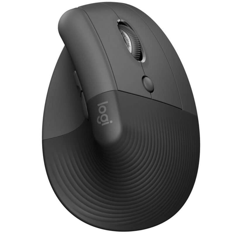 Мишка Logitech Lift Vertical Ergonomic Mouse, оптична (4000 dpi), безжична, Bluetooth, черна Намаления и отстъпки ЧеренПетък 3