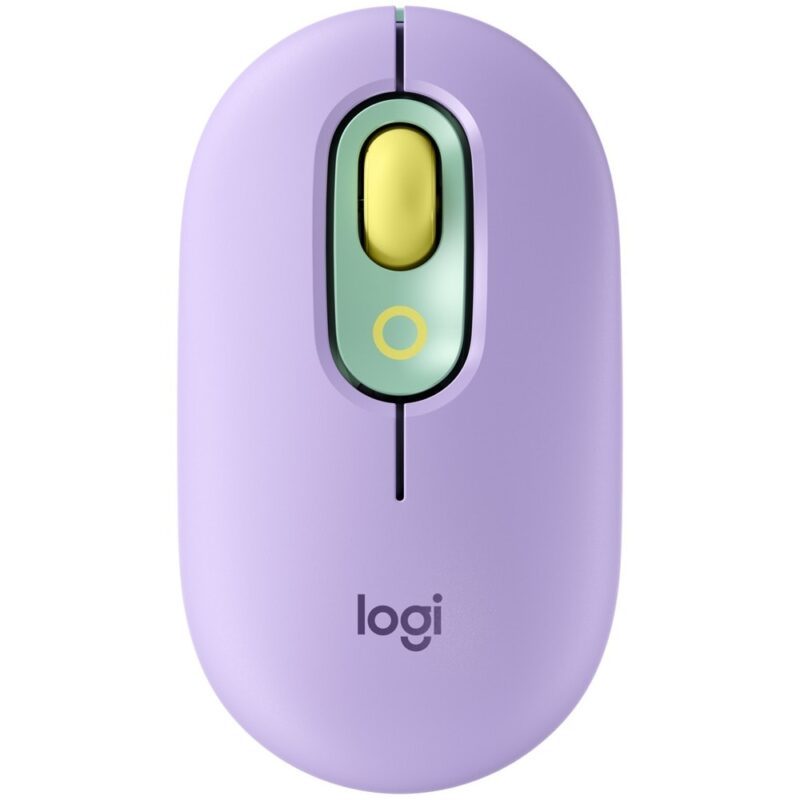     Logitech POP Mouse     ЯРКА ИНДИВИДУАЛНОСТ Опознайте закачливата безжична мишка POP Mouse, проектирана да накара личността ви да блесне както на бюрото ви, така и навсякъде другаде.           DAYDREAM - ЛЯТНА ОТМОРА Ментово ... / / Мишка Logitech POP Mouse, оптична (4000 dpi), безжична, Bluetooth, лилава