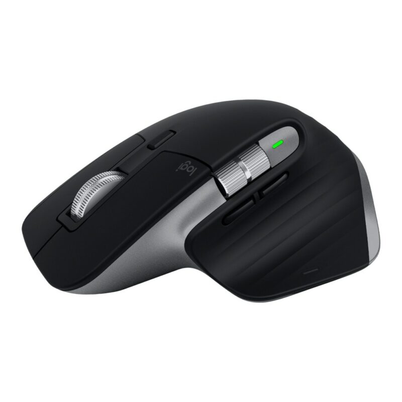 Мишка Logitech MX Master 3S For Mac, оптична (8000 dpi), безжична, USB, Bluetooth, 7 бутона, черна Намаления и отстъпки ЧеренПетък 3