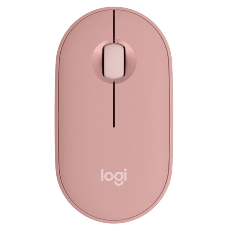 Мишка Logitech Pebble 2 M350s (910-007014), оптична (4000dpi), безжична, Bluetooth, розова, SilentTouch Намаления и отстъпки ЧеренПетък 3