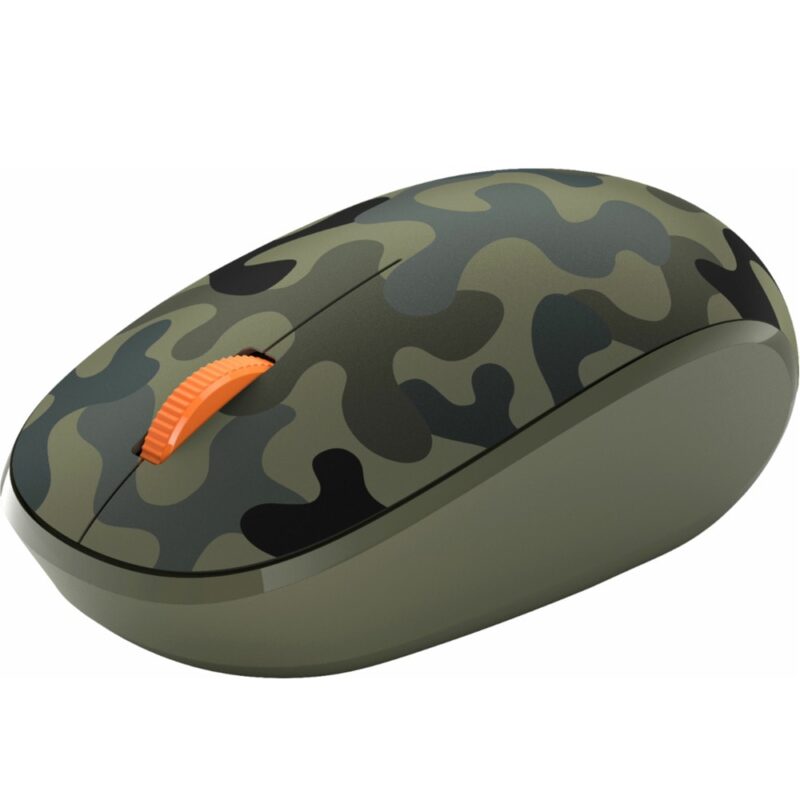 MS  Camo SE Green Camo   Вашата нова функционална мишка Компактният, модерен дизайн се вписва удобно в ръката ви.  Работете по-ефективно   С три бутона – ляв, среден бутон колелце и десен.   Дълъг живот на батерията До 12 месеца ... / / Мишка MS Bluetooth Mouse Camо, оптична, (1000 dpi), безжична, Bluetooth 4.0, до 10 метра обхват, горски камуфлаж