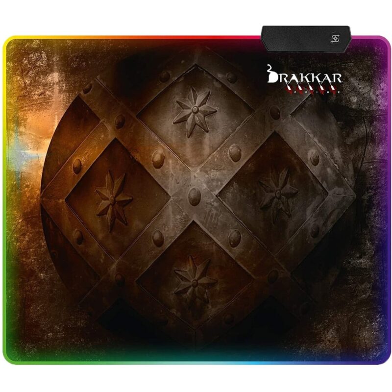Подложка за мишка Konix Drakkar Hetland RGB, гейминг, разноцветна, 320 x 270 мм Намаления и отстъпки ЧеренПетък 3