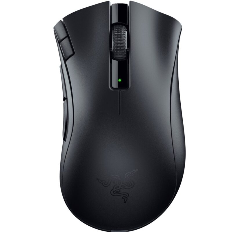 Над 13 милиона продадени DeathAdder мишки. Над 10 години награди. Емблематичната ергономия вече се предлага с неограничен контрол, благодарение на двойната безжична връзка чрез Bluetooth или свръхбързата Razer HyperSpeed Wireless технология.   Ергономичен дизайн за максимален ... / / Мишка Razer DeathAdder V2 X HyperSpeed (RZ01-04130100-R3G1), оптична (14 000 DPI), безжична, Razer HyperSpeed Wireless/Bluetooth, 7 програмируеми бутона, до 235 часа живот на батерията ...