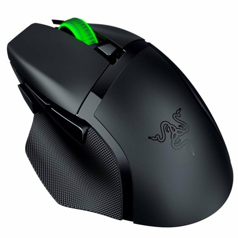 Мишка Razer Basilisk V3 X HyperSpeed, оптична, безжична, 18 000 dpi, Bluetooth, USB, черна, Razer Chroma™ RGB Намаления и отстъпки ЧеренПетък 3