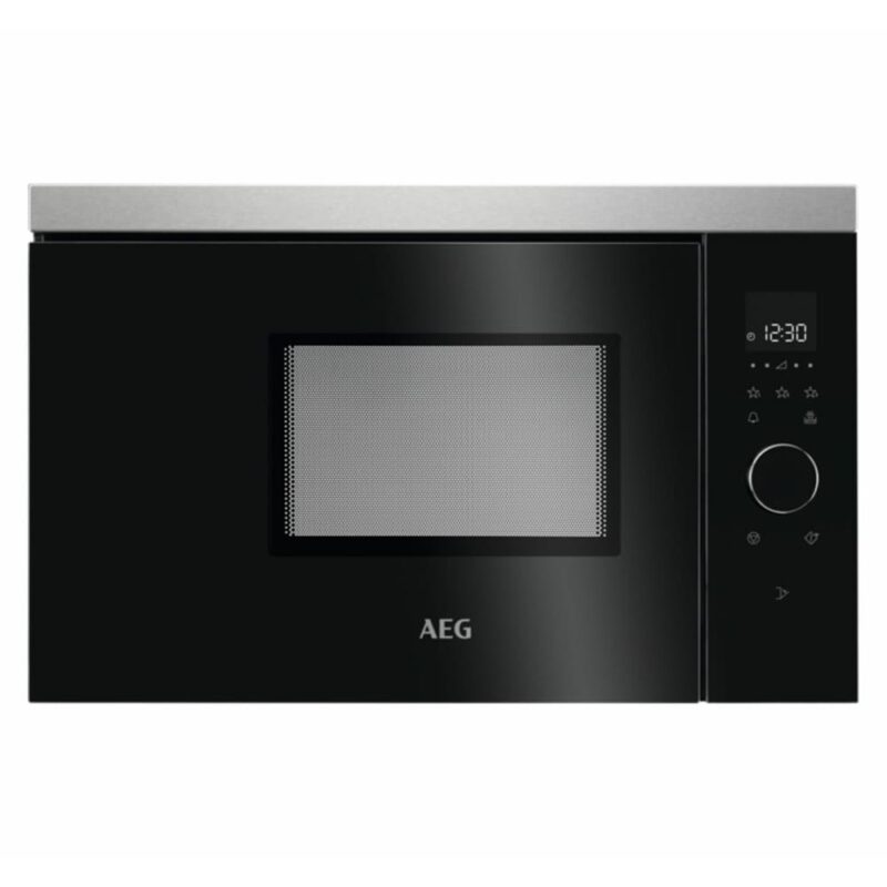 Микровълнова фурна AEG MBB1756SEM, за вграждане, сензорно управление, 800W, 5 степени на мощност, черна Намаления и отстъпки ЧеренПетък 3