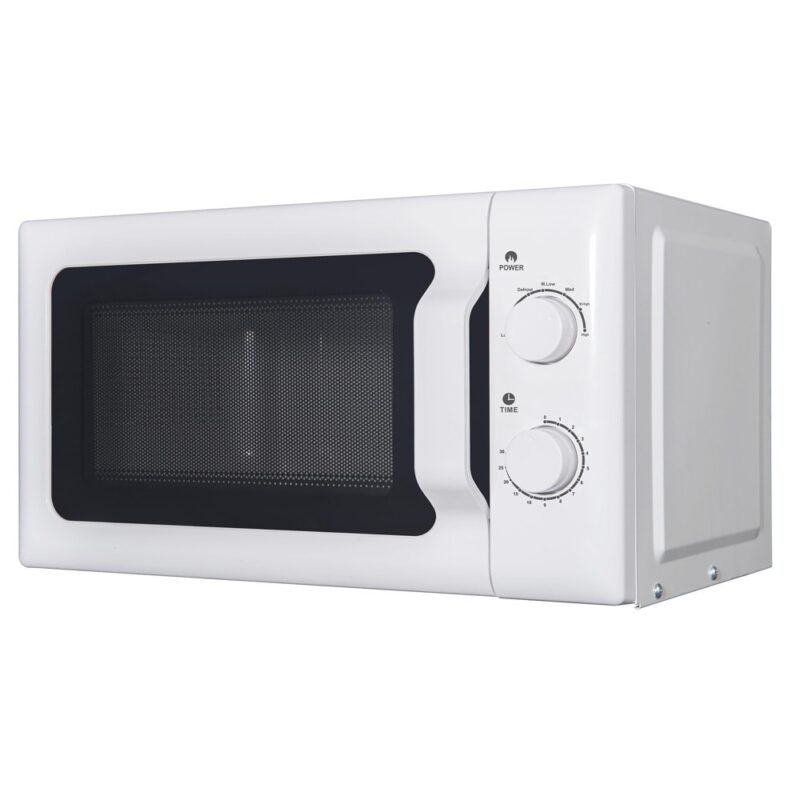 Микровълнова фурна Crown CDMO-2067W, механично управление, 700W, 20l обем, 6 степени на мощност, бяла Намаления и отстъпки ЧеренПетък 2