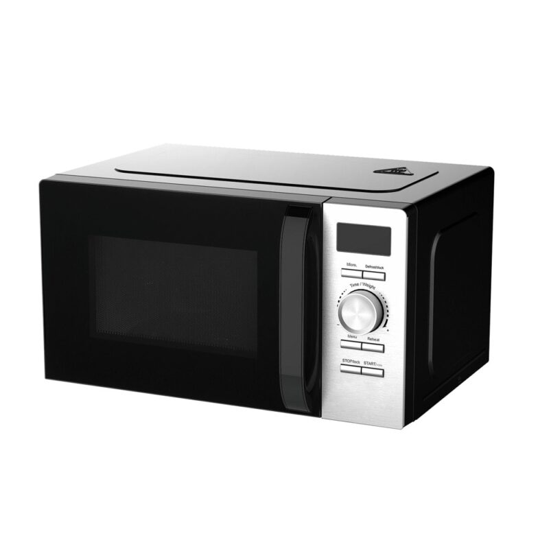 Микровълнова фурна Finlux FMO-2074BD, с грил, електронно управление, 700W, 20l обем, 5 степени на мощност, черна Намаления и отстъпки ЧеренПетък 3