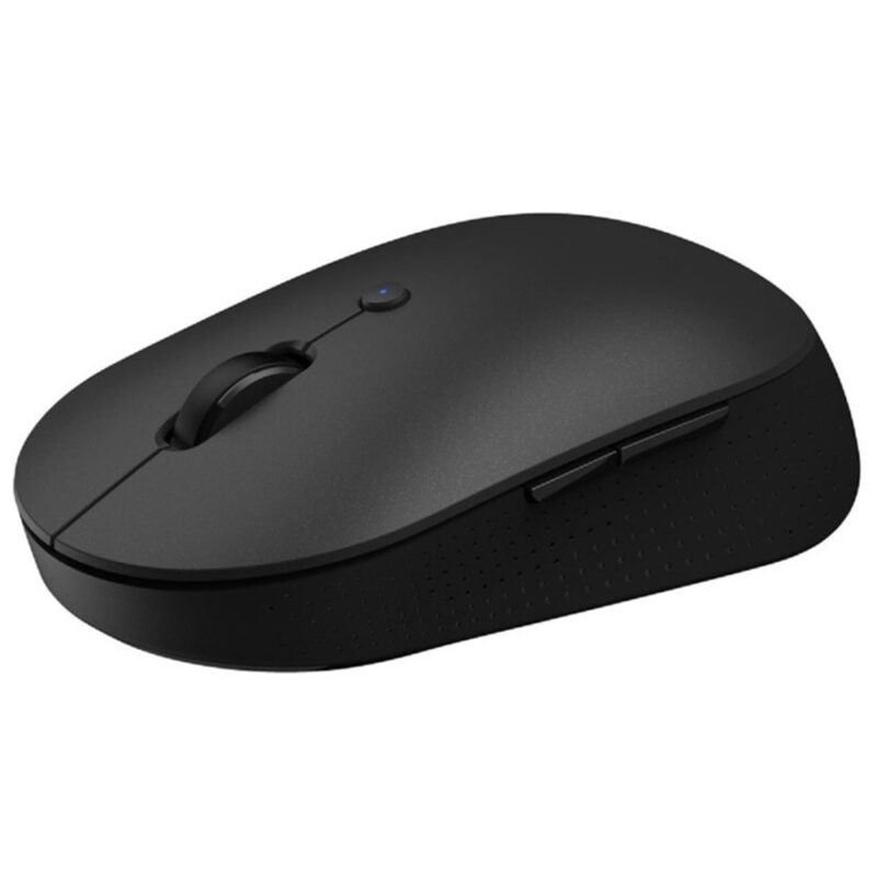   Xiaomi Mi Dual Mode Wireless Mouse Silent Edition Black       Technical specifications Xiaomi Mi Dual Mode Wireless Mouse Silent Edition Black: Brand: Xiaomi Model: Mi Dual Mode Wireless Mouse Silent Edition Material: Aluminum (Housing) and plastic (Buttons) Type: Laser Ratio: 125Hz Bluetooth: 4.2 LE Operating frequency: 2.4 GHz Bluetooth range: 7 meters Buttons: 5 buttons DPI: 1300 max Use: ... / / Мишка Xiaomi Mi Dual Mode Wireless Mouse Silent Edition, оптична (1300dpi), безжична, Bluetooth, черна