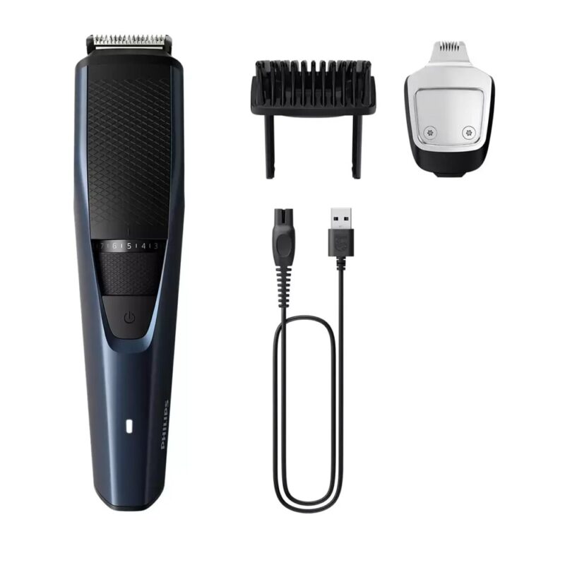 Тример за тяло Philips BT3238/15, 20 настройки на дължината, до 90 мин. време на работа, черно-син Намаления и отстъпки ЧеренПетък 3