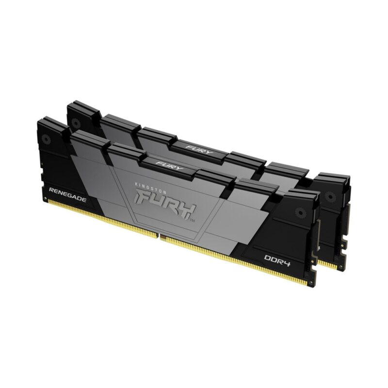 Памет 32GB (2x16GB) DDR4 3600MHz, Kingston FURY Renegade Black, KF436C16RB12K2/32, 1.35V Намаления и отстъпки ЧеренПетък 3