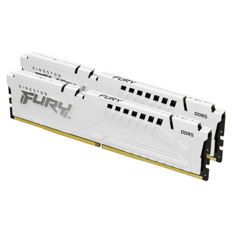 Памет 64GB (2x32GB) DDR5 5200MHz, Kingston Fury Beast White, KF552C36BWEK2-64, 1.25V Намаления и отстъпки ЧеренПетък 3