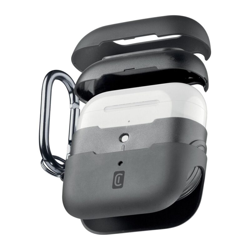 Калъф за слушалки Cellularline Defender, за Apple AirPods 3, черен Намаления и отстъпки ЧеренПетък 3