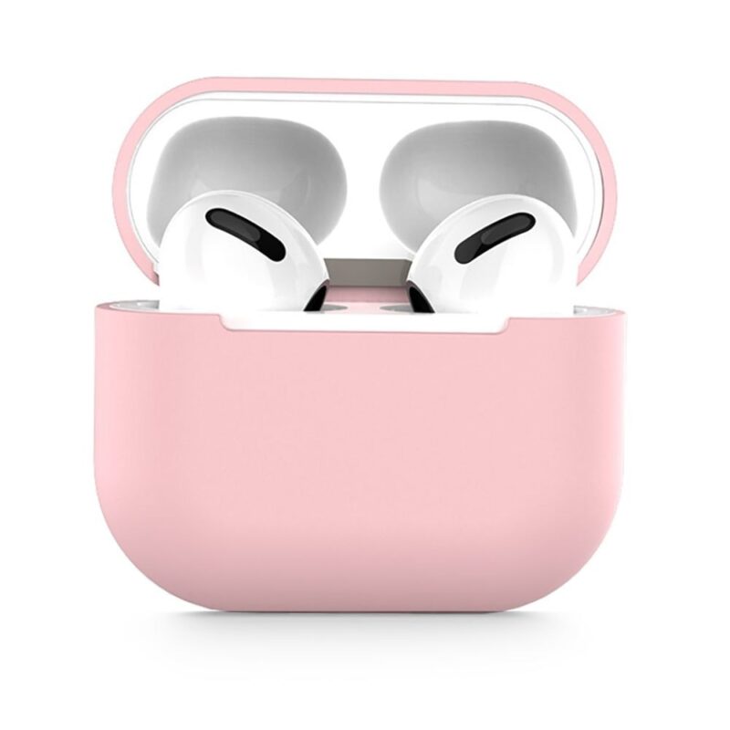 Защитен калъф Tech-Protect Icon TPU Case, за Apple AirPods 3, силиконов, безжично зареждане, розов Намаления и отстъпки ЧеренПетък 3