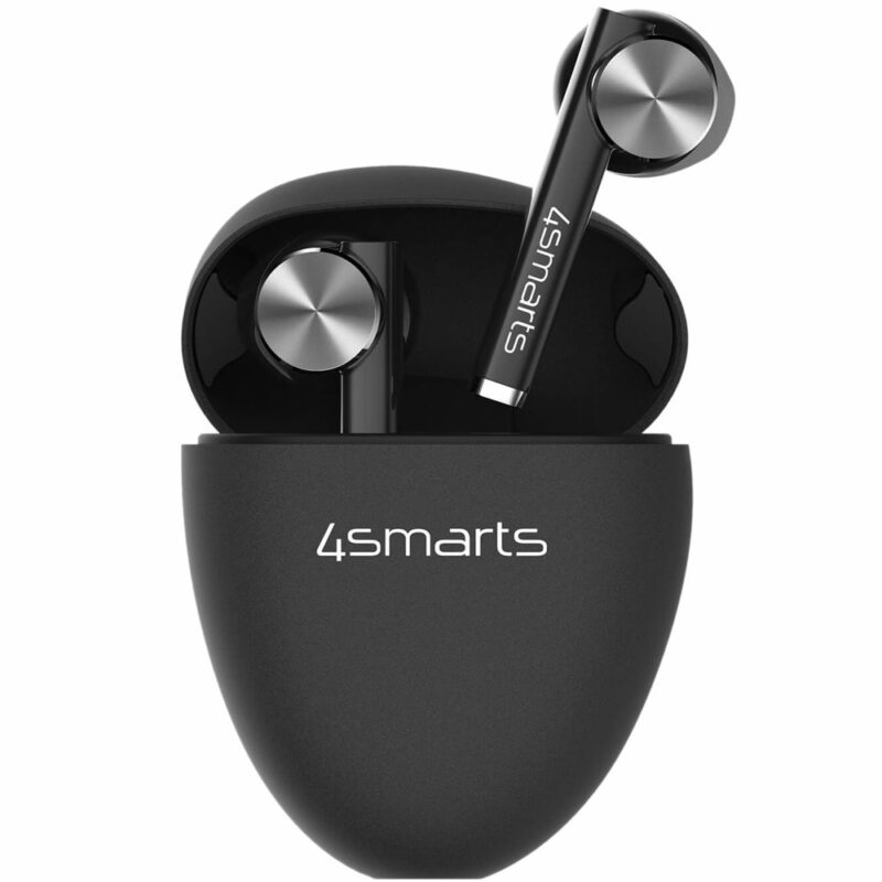 Слушалки 4smarts TWS Bluetooth Headphones Pebble, безжични, Bluetooth, до 4 часа време на работа, черни Намаления и отстъпки ЧеренПетък 3