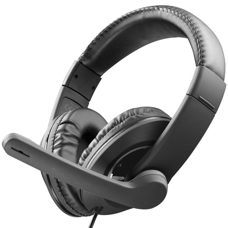 Слушалки Cellularline Join Home&Office, микрофон, черни Намаления и отстъпки ЧеренПетък 3
