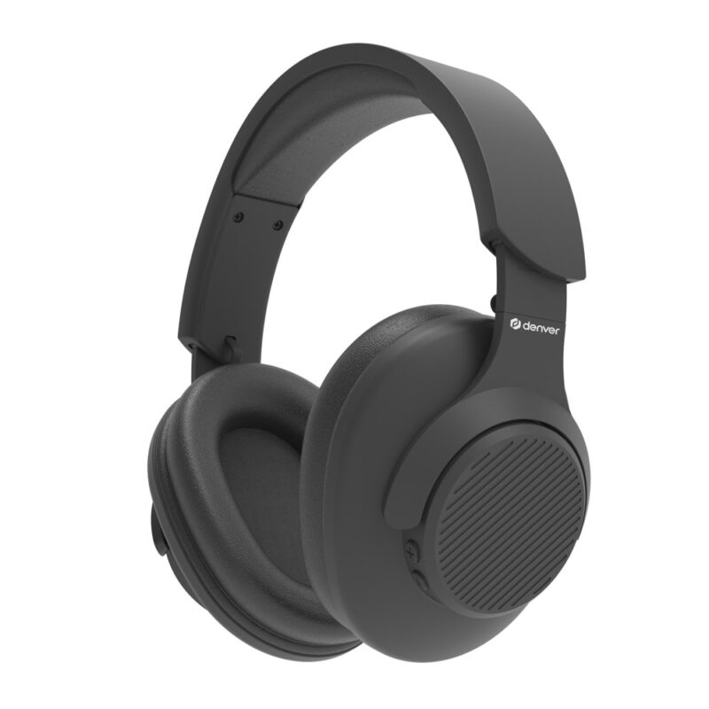 Слушалки Denver BTH-270, жични/безжични, микрофон, Bluetooth, 3.5mm жак, до 20 часа време на работа, черни Намаления и отстъпки ЧеренПетък 3