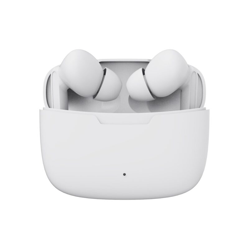 Слушалки Denver TWE-47WHITE, безжични, микрофон, Bluetooth, до 2.5 часа време на работа, бели Намаления и отстъпки ЧеренПетък 3