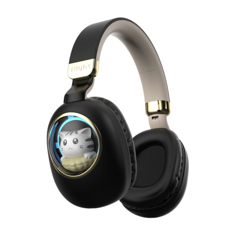 Слушалки Gjby CA-037, безжични, микрофон, Bluetooth, време на работа до 12 часа, черни Намаления и отстъпки ЧеренПетък 3