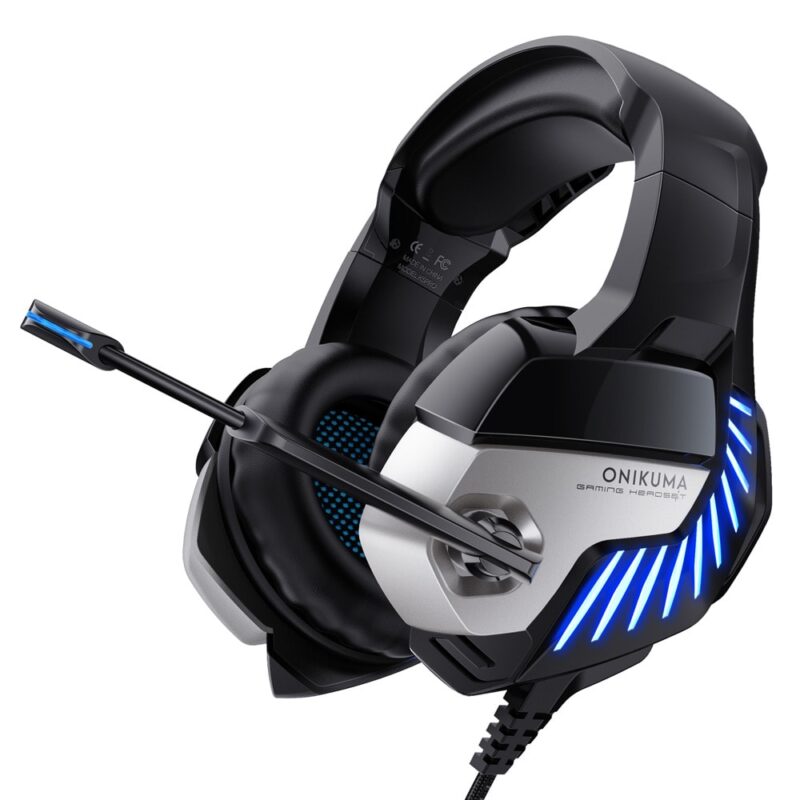 Слушалки Onikuma K5 Pro, микрофон, USB, 3.5mm жак, гейминг, черни Намаления и отстъпки ЧеренПетък 3