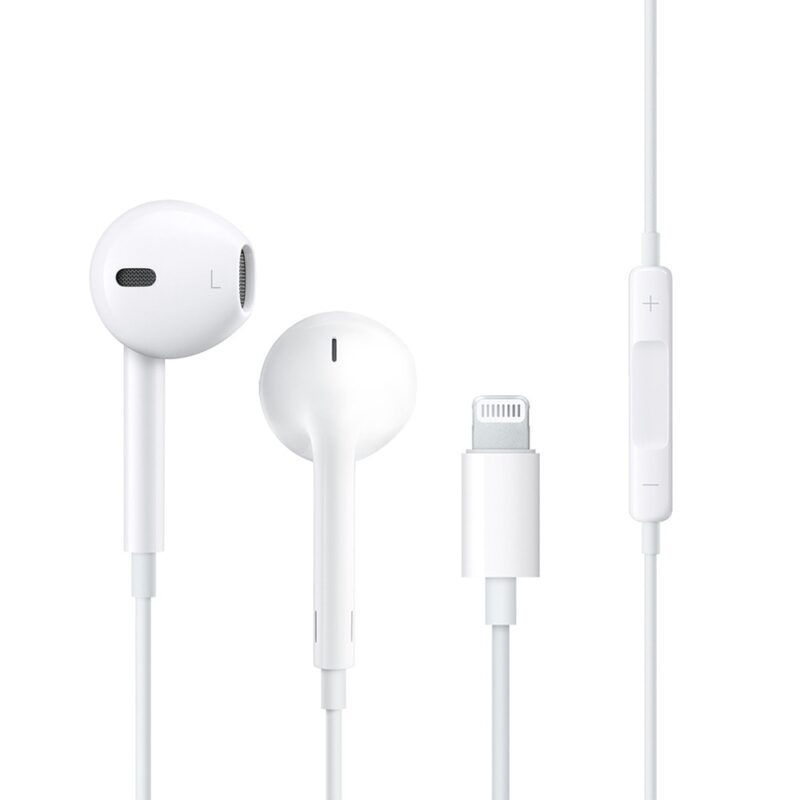 Слушалки WiWu Earbuds 302, микрофон, Lightning, бели Намаления и отстъпки ЧеренПетък 3
