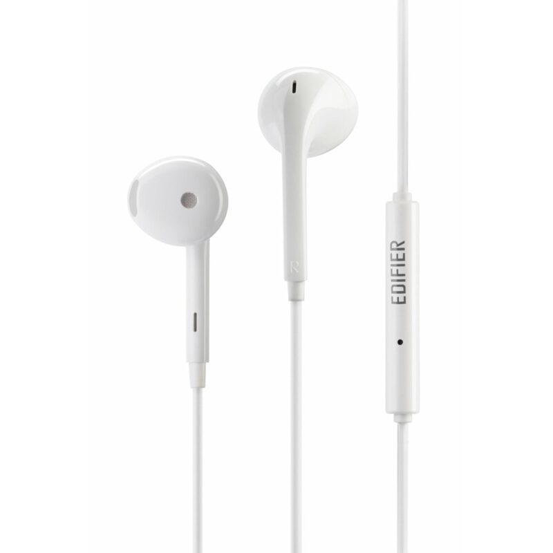 Слушалки Edifier P180 Plus, микрофон, 3.5mm жак, бели Намаления и отстъпки ЧеренПетък 3