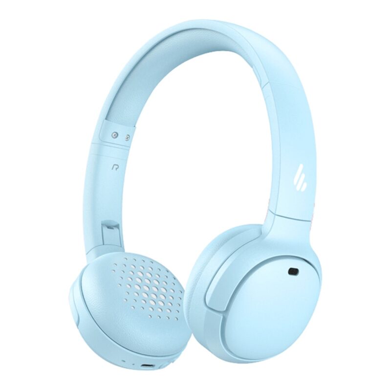 Слушалки Edifier WH500, безжични, микрофон, Bluetooth, 30mm драйвери, до 40 часа време на работа, сини Намаления и отстъпки ЧеренПетък 3