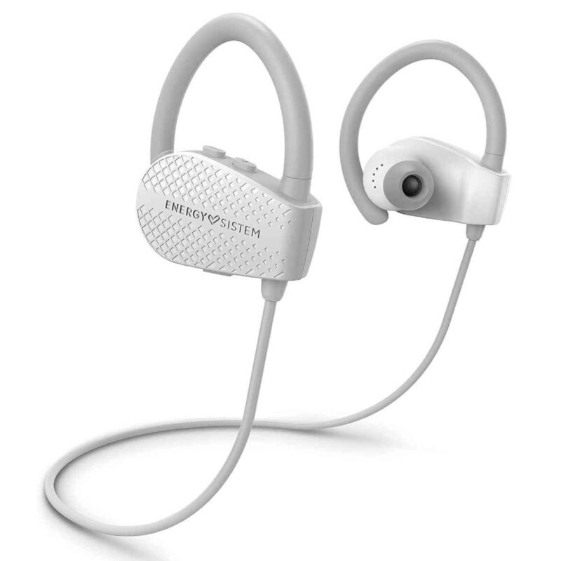 Слушалки Energy Sistem Sport 1+ (451784), безжични, микрофон, Bluetooth, време на работа до 8 часа, бели Намаления и отстъпки ЧеренПетък 3