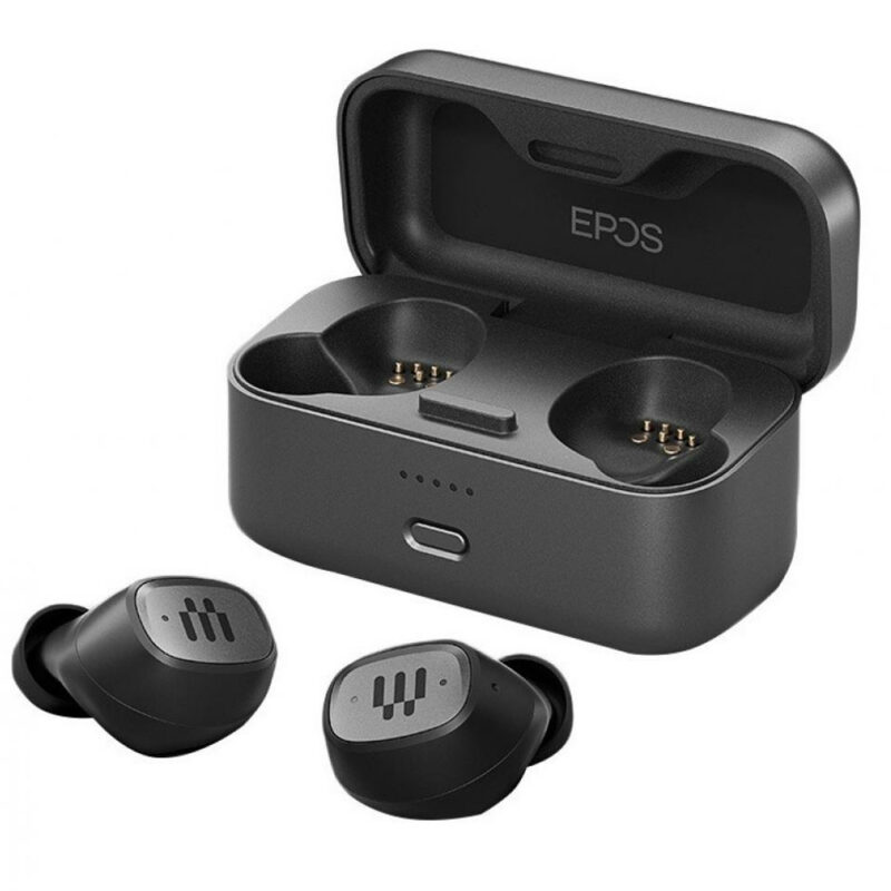 Слушалки EPOS GTW 270, безжични, Bluetooth, микрофон, тип „тапи“, до 5 часа време на работа, черни Намаления и отстъпки ЧеренПетък 3