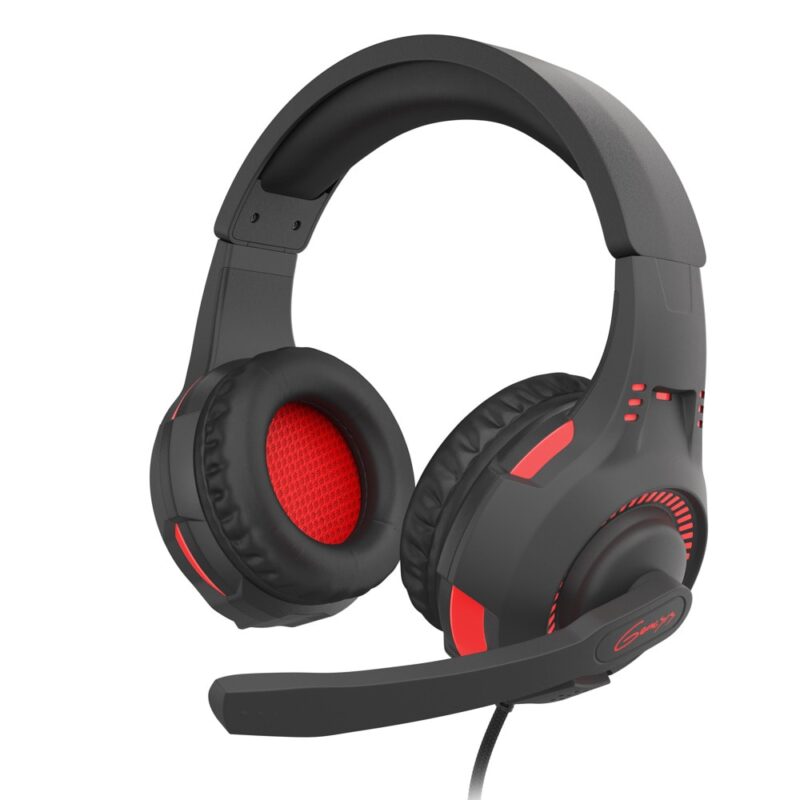 Слушалки Genesis Radon 210, USB, микрофон, гейминг, virtual 7.1 звук, черно-червени Намаления и отстъпки ЧеренПетък 3