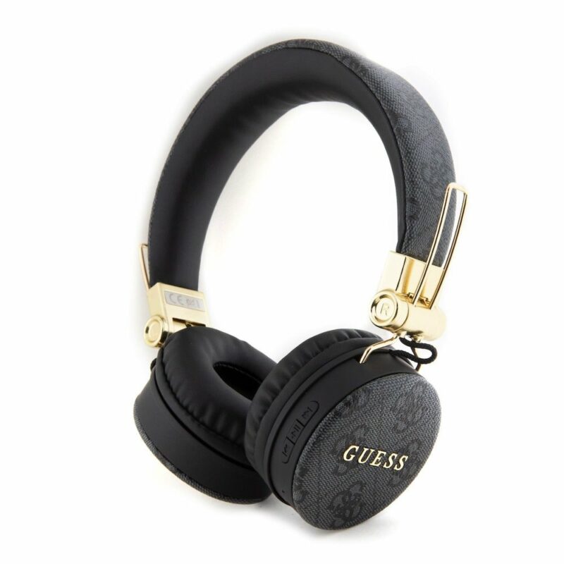 Слушалки Guess GUBH704GEMK, безжични, микрофон, Bluetooth, до 32 часа време на работа, черни Намаления и отстъпки ЧеренПетък 3