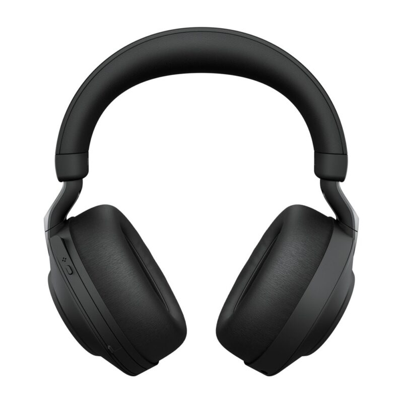 Слушалки Jabra Evolve2 85, Bluetooth, микрофон, 40mm драйвери, 6 цифрови MEMS микрофона, ANC шумопотискане, до 37 часа време на работа, 3.5mm жак, Link380a, черни Намаления и отстъпки ЧеренПетък 3