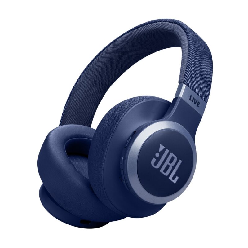 Слушалки JBL Live 770NC, безжични, микрофон, Bluetooth, 40mm драйвери, шумопотискащи, до 65 часа време на работа, сини Намаления и отстъпки ЧеренПетък 3