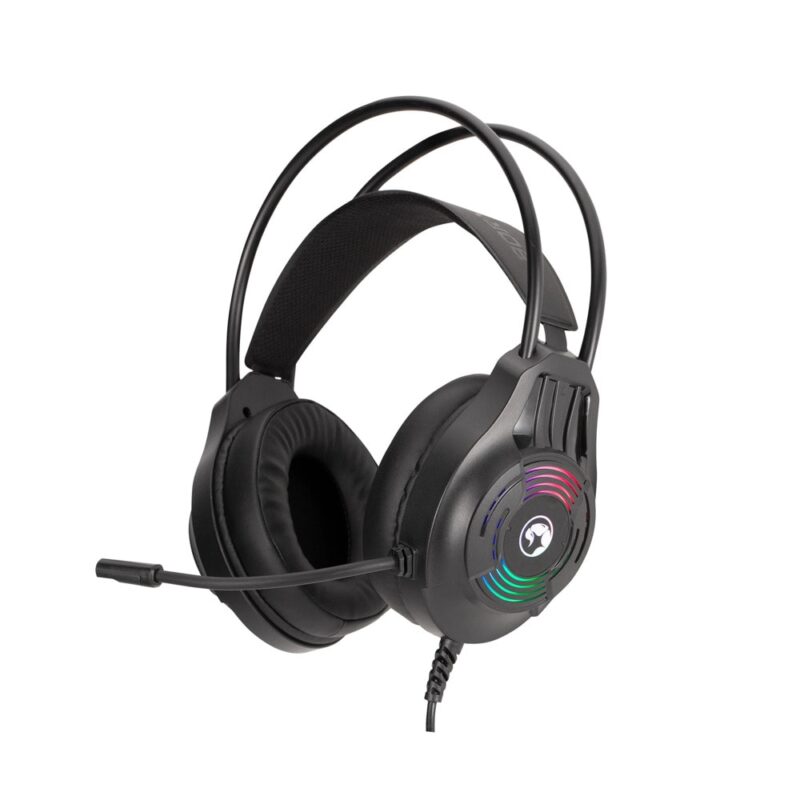 Слушалки Marvo H8326, микрофон, 3.5mm жак, гейминг, черни Намаления и отстъпки ЧеренПетък 3