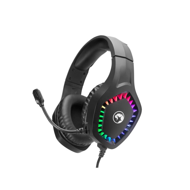 Слушалки Marvo H8360, микрофон, USB, 3.5mm жак, гейминг, черни Намаления и отстъпки ЧеренПетък 3