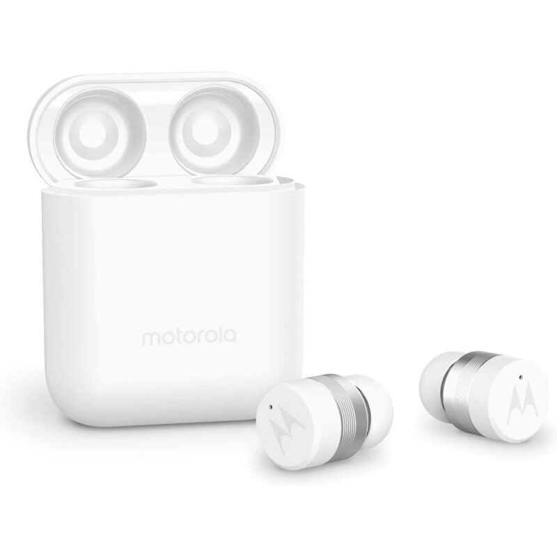 Слушалки Motorola Verve Buds 120, безжични, Bluetooth, микрофон, до 5 часа време на работа, IPX6, USB-C, бели Намаления и отстъпки ЧеренПетък 3