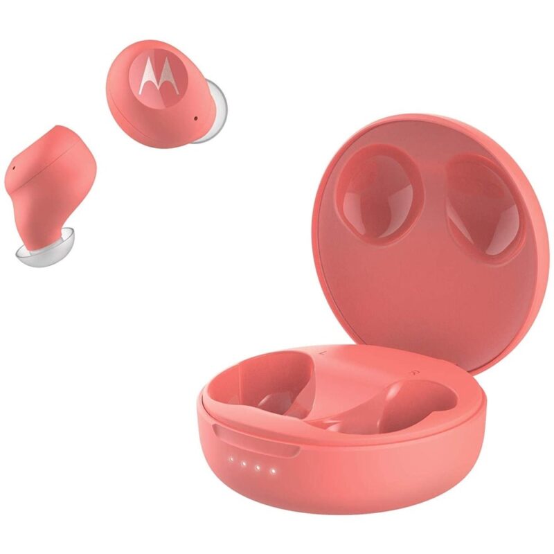 Слушалки Motorola VerveBuds 250, безжични, Bluetooth, микрофон, IPX5, червени Намаления и отстъпки ЧеренПетък 3