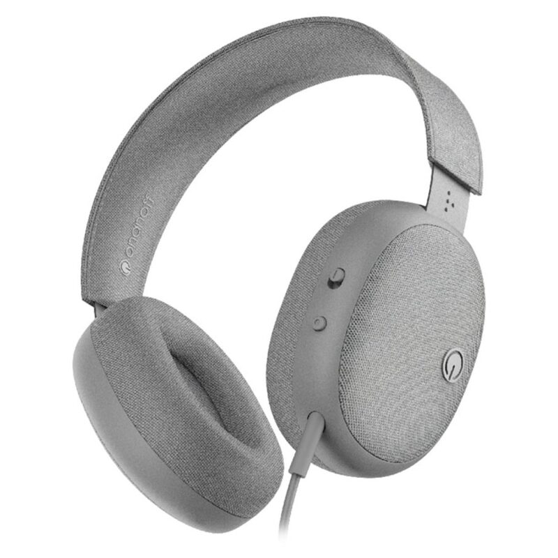 Слушалки Onanoff Focus (41230), микрофон, пасивно шумопотискане, FokusMode режим, 2 режима на слушане, сиви Намаления и отстъпки ЧеренПетък 3