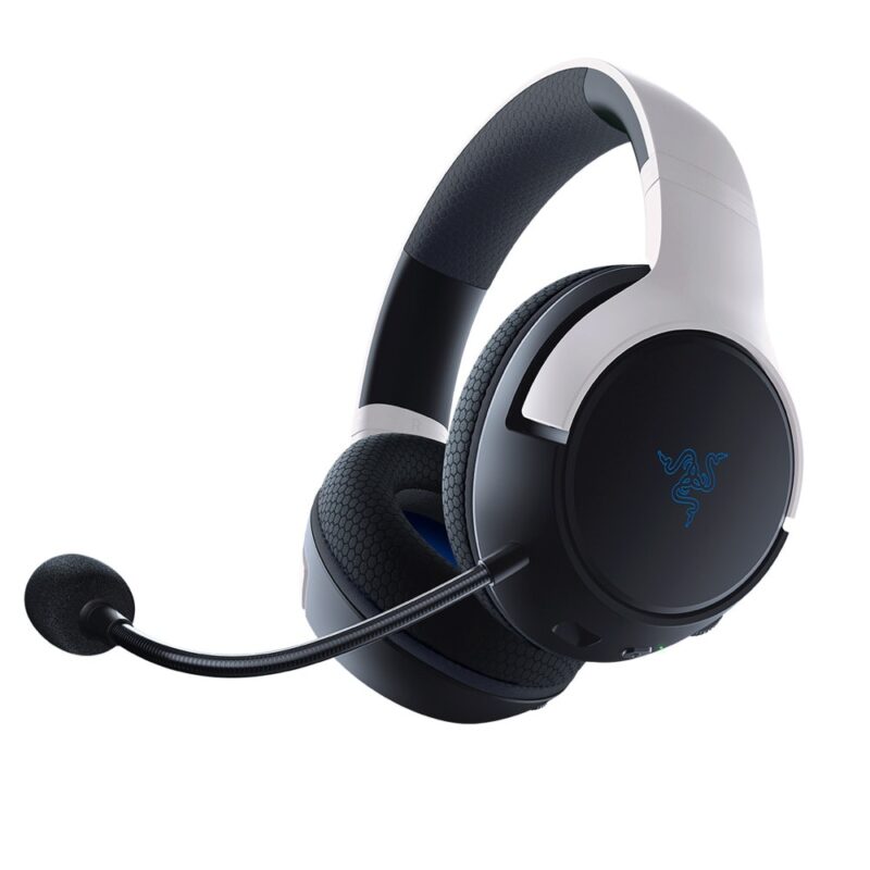 Слушалки Razer Kaira, за Playstation 4/5, безжични, микрофон, до 30 часа време на работа, бели Намаления и отстъпки ЧеренПетък 3