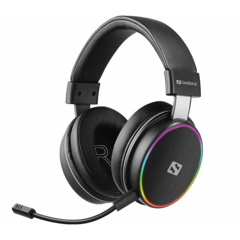 Слушалки Sandberg HeroBlaster, безжични, микрофон, Bluetooth, 50mm драйвери, гейминг, до 10 часа време на работа, черни Намаления и отстъпки ЧеренПетък 3