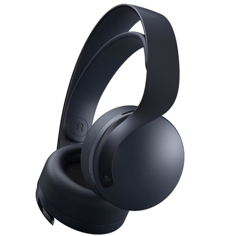 Слушалки Sony PlayStation Pulse 3D Wireless Midnight Black (3006397), безжични/жични, микрофон, USB, до 12 часа време на работа, съвместими с PS5 и PS4, черни Намаления и отстъпки ЧеренПетък 3