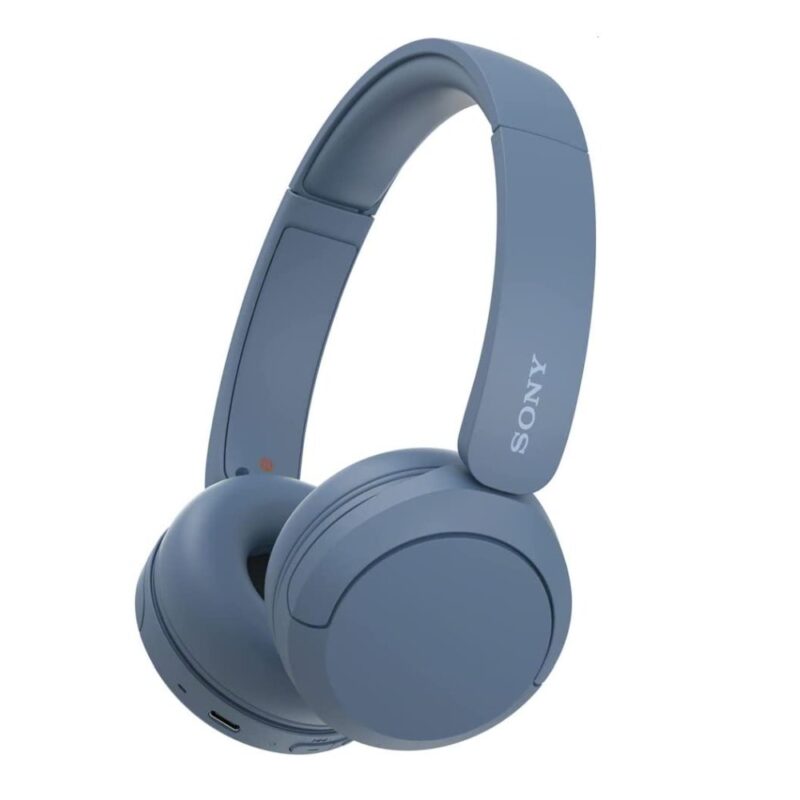 Слушалки Sony WH-CH520, Bluetooth, микрофон, 30mm драйвери, до 50 часа живот на батерията, многоточкова свързваност, сини Намаления и отстъпки ЧеренПетък 3