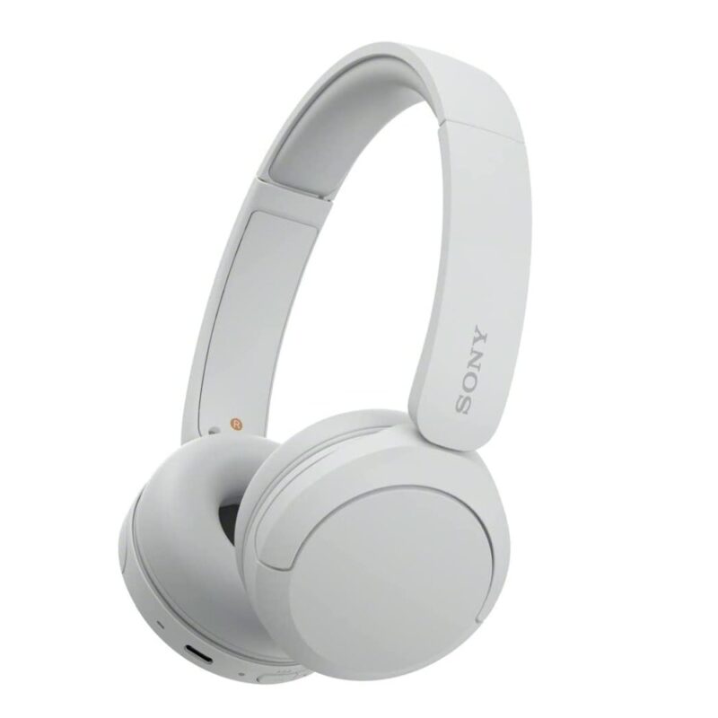 Слушалки Sony WH-CH520, Bluetooth, микрофон, 30mm драйвери, до 50 часа време на работа, многоточкова свързваност, бели Намаления и отстъпки ЧеренПетък 3