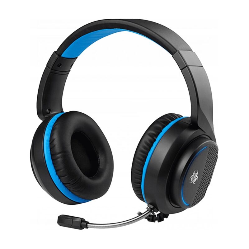 Слушалки Tracer GameZone Dragon, микрофон, 3.5mm жак, 50mm драйвери, гейминг, черно-сини Намаления и отстъпки ЧеренПетък 3