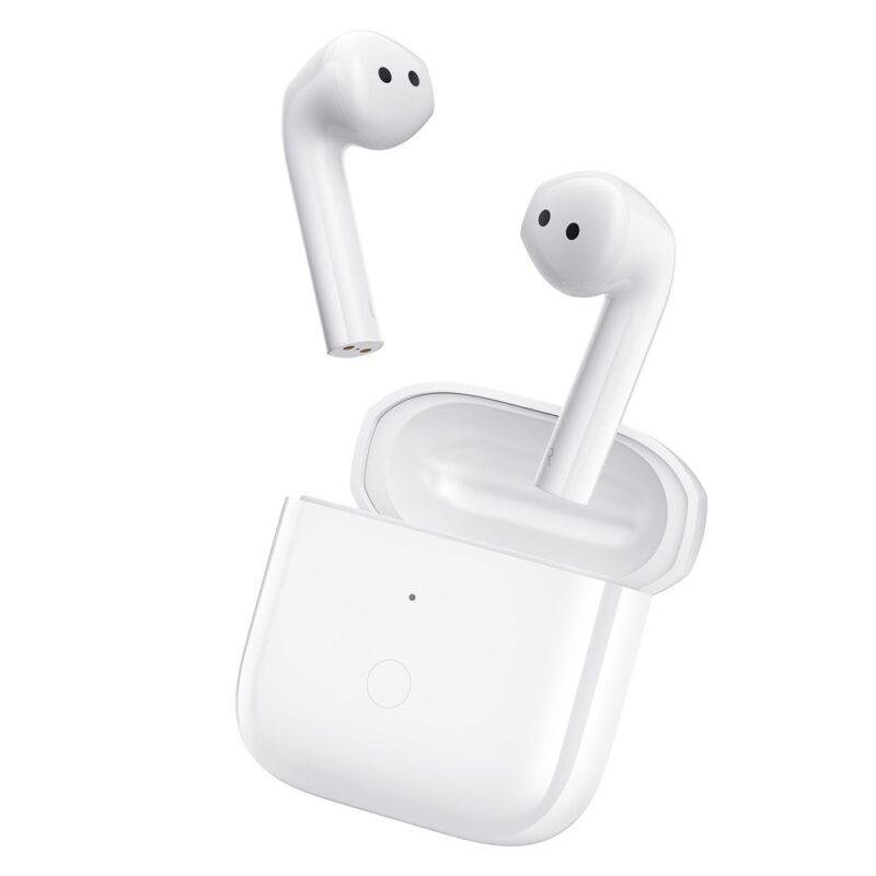 Слушалки Xiaomi Buds 3, безжични, Bluetooth, микрофон, 12mm драйвери, бели Намаления и отстъпки ЧеренПетък 3