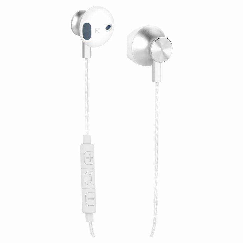 Слушалки Yenkee 305WE, микрофон, 3.5mm жак, сребристи Намаления и отстъпки ЧеренПетък 3