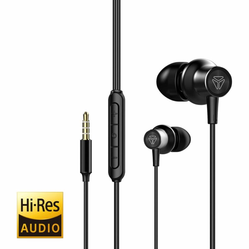 Слушалки Yenkee 405BK, микрофон, 3.5mm жак, черни Намаления и отстъпки ЧеренПетък 3